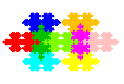 Cross of Lorraine fractal